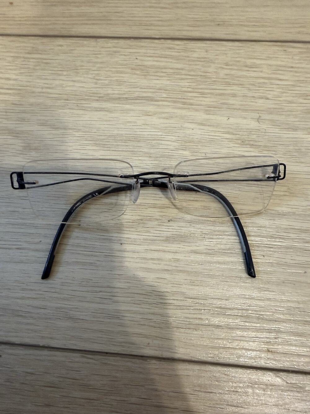 Silhouette Unknown Measurements Eyeglasses Frames Black